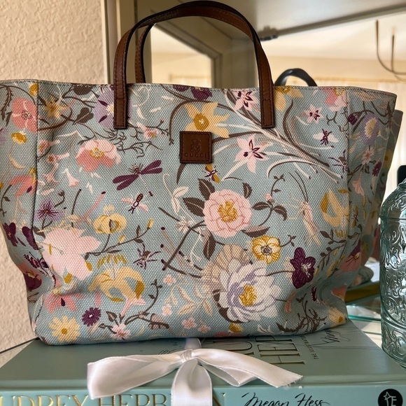 Like New Gucci Japan Exclusive Floral Bear Tote Turquoise - Picture 2 of 11